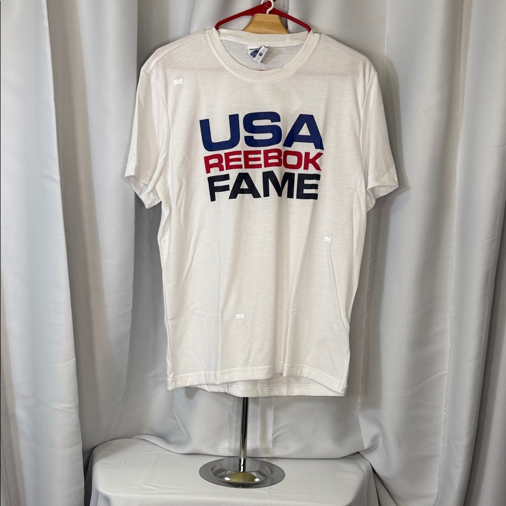 Reebok Men's White USA Fame Tee